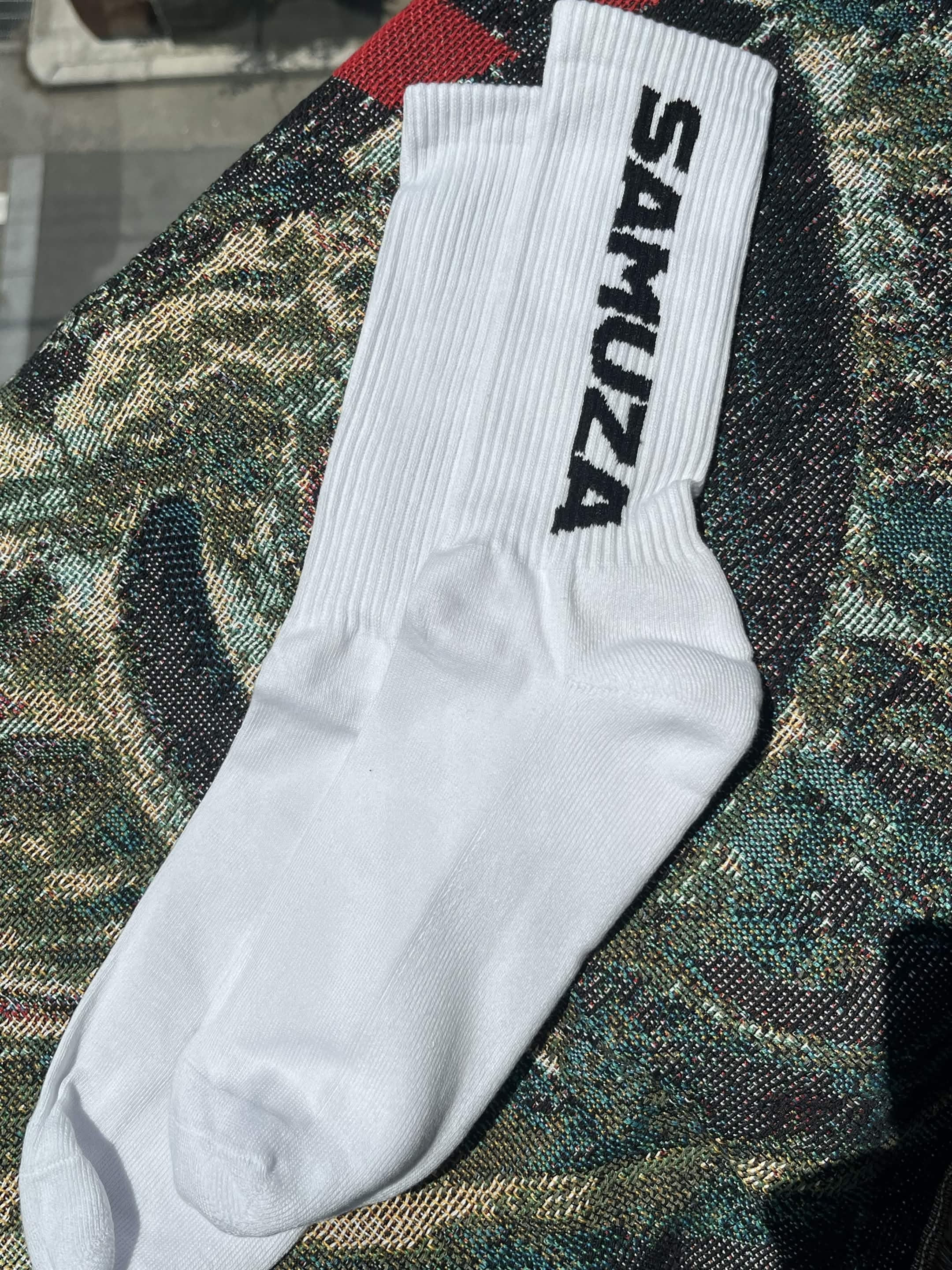SAMUZA SOCKS WHITE