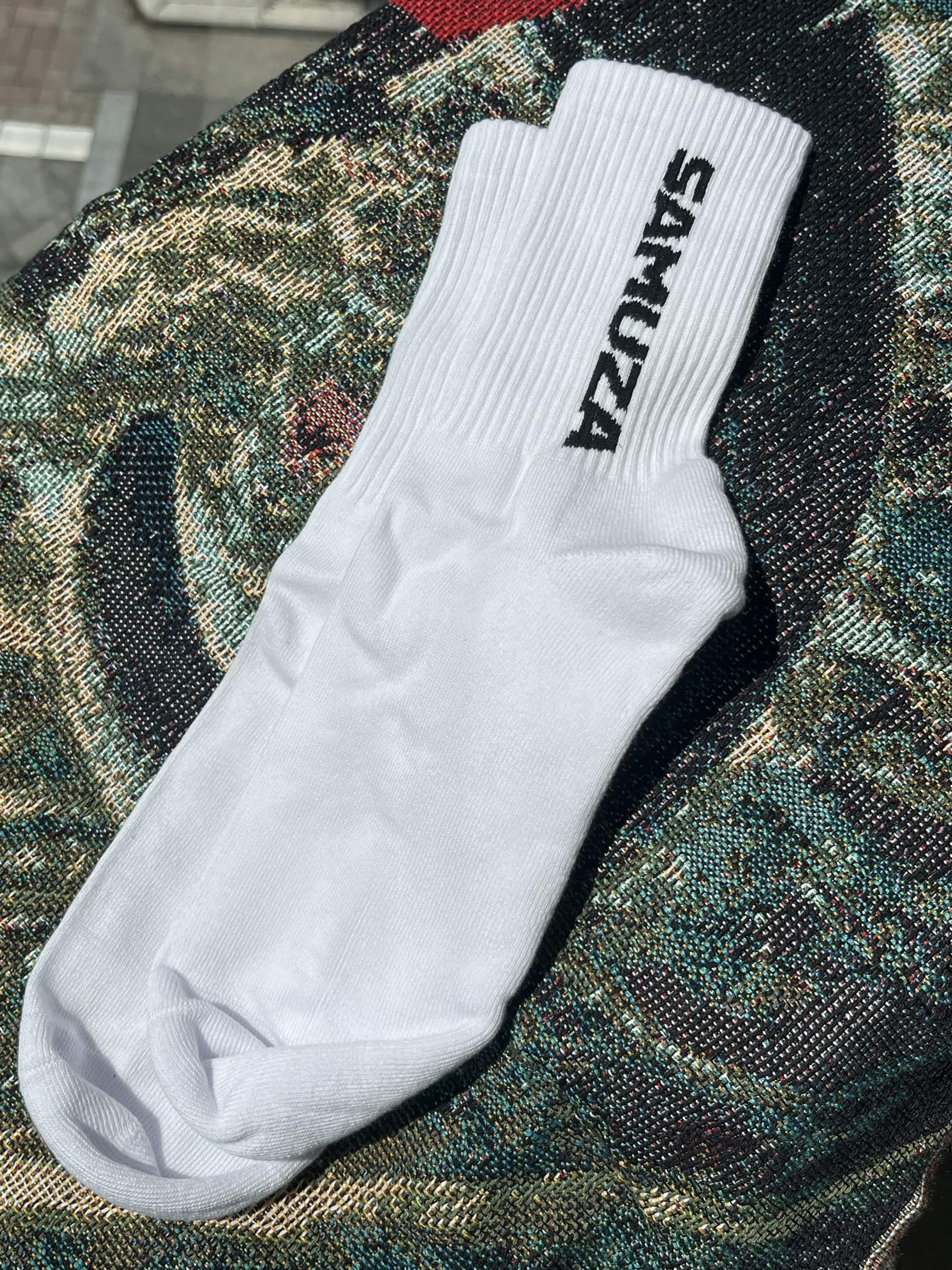 SAMUZA SOCKS WHITE