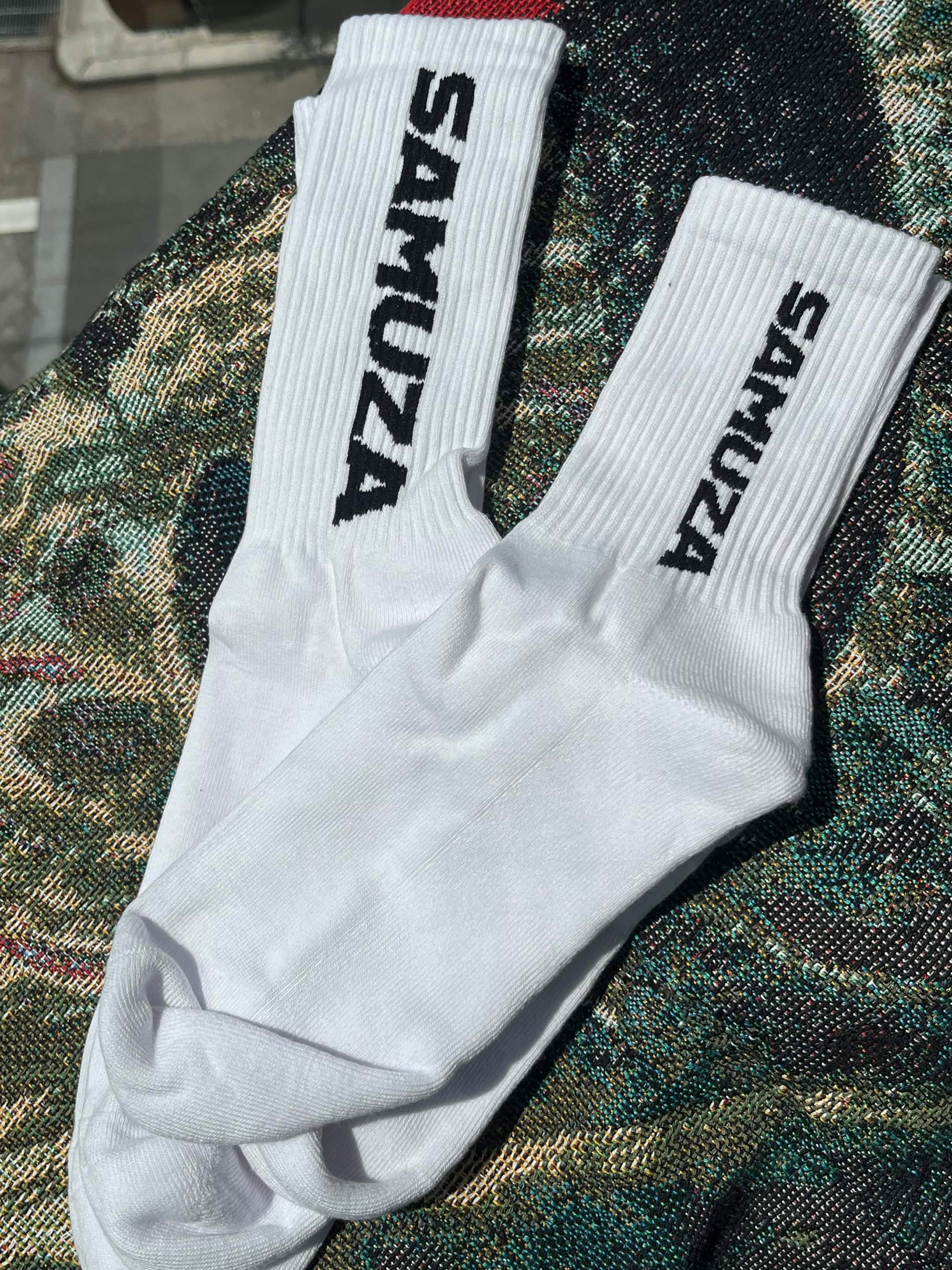 SAMUZA SOCKS WHITE