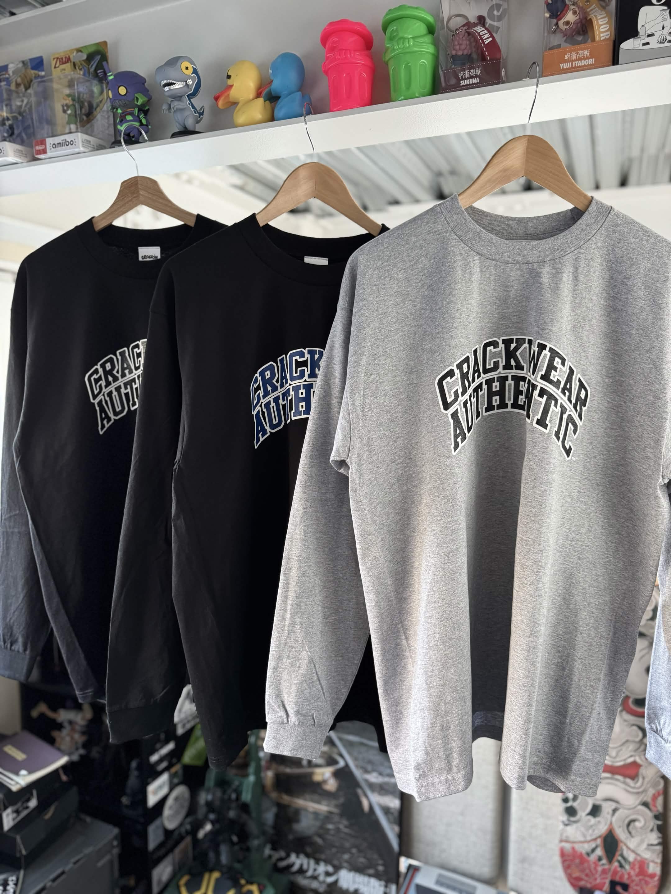 CRACKIN CREW L/S TEE