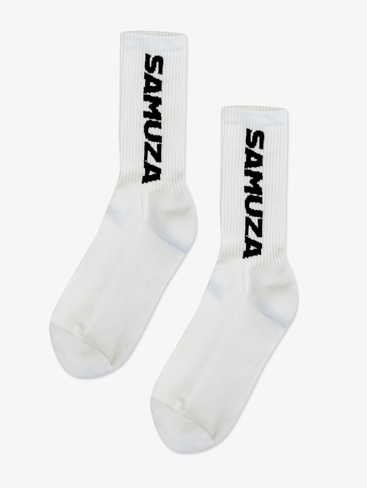 SAMUZA SOCKS WHITE